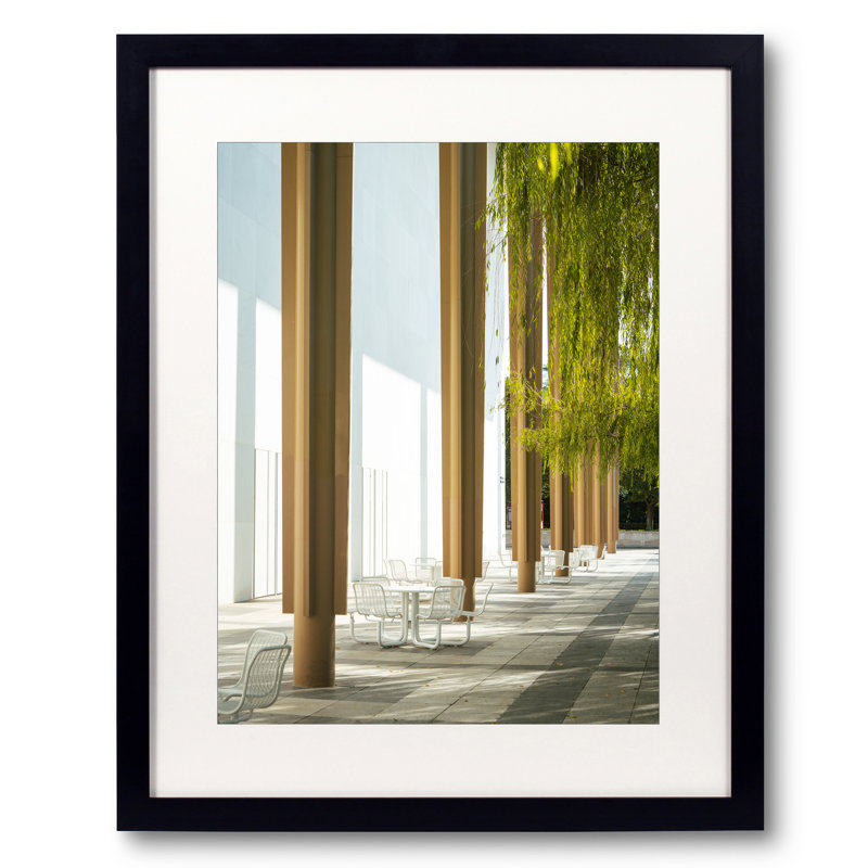 Kennedy Center Print by Angela Pan, Black Framed Paper, 30" H x 24" W