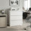 35.4'' W x 40.4'' H 3‑Drawer Lateral Metal File Cabinet with Lock, Lockable Horizontal Steel Filing Cabinet with Full Extension Drawers for Letter A4 Files, White for Home & Office