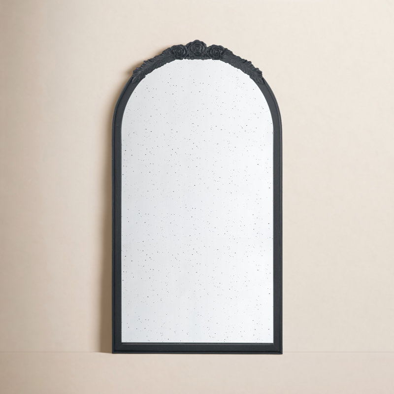 Langosta Mirror, 42"H x 23"W, Black