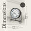 Très grande horloge de cheminée Childress