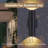 Dusk To Dawn Sensor Outdoor Wall Light Cylinder Black Aluminum Ip65 Waterproof