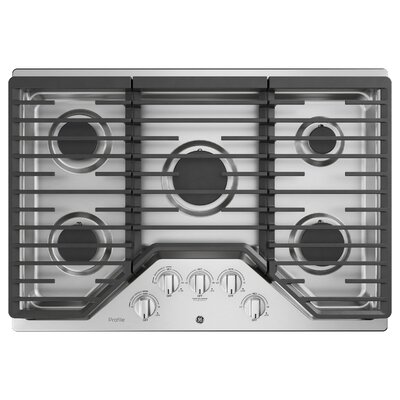 Built-in 30"" Gas Cooktop with 5 Burners -  GE, PGP7030SLSS