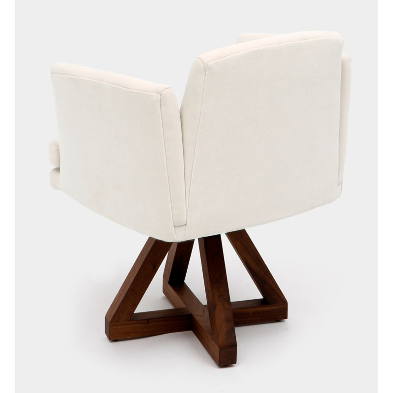 Allison Upholstered Arm Chair, Eggshell