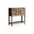 Retro Walnut Solid Wood Accent Cabinet