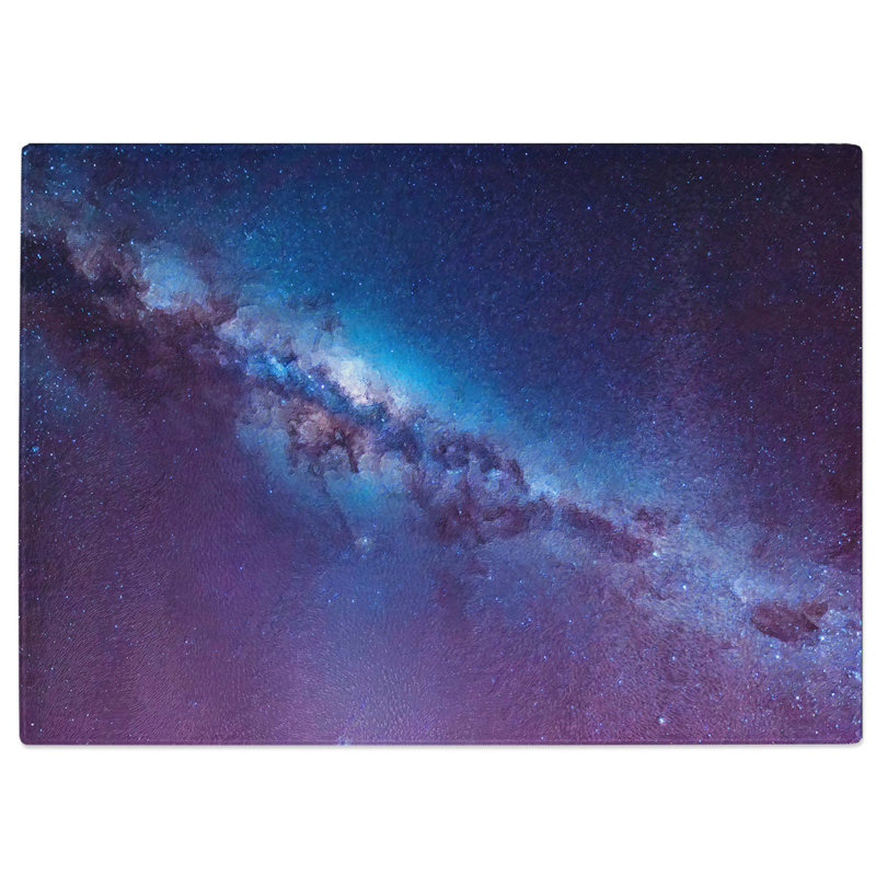 Tempered Glass Universe in Abstract Vol.42 in Abstract Chopping Board, 28.5 cm W x 20 cm L