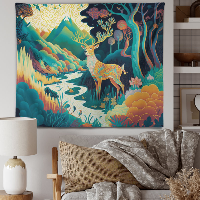 Polyester Tapestry, 32" H x 39" W