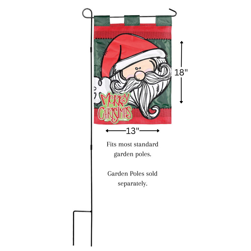 Drapeau Santa Merry Christmas
