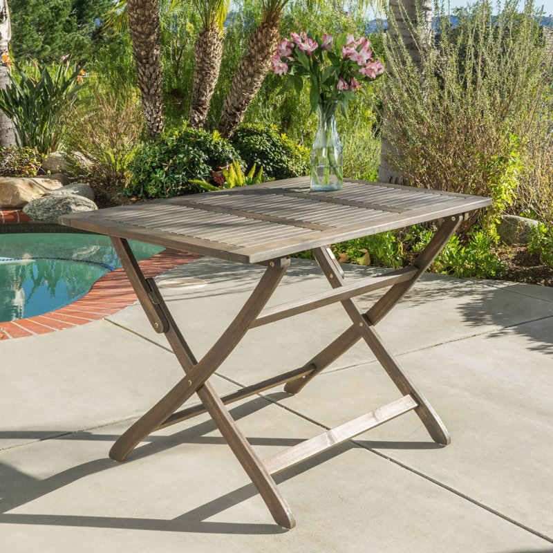 Table pliable Positano 43,5 po, Gris