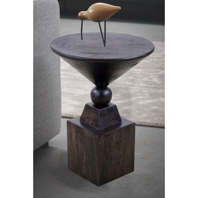 Agrima Solid Wood End Table