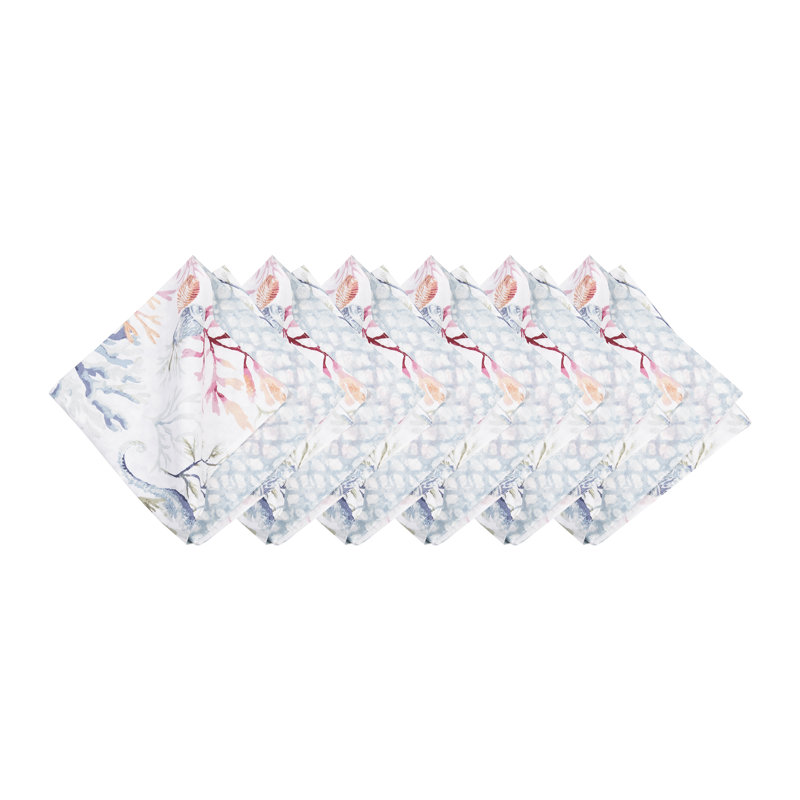 Nori Coral Napkin Set of 6