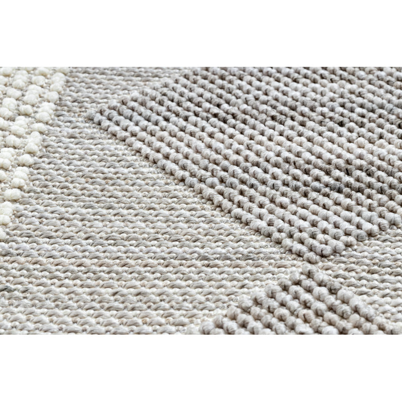 Chasen Solid Colour Flatweave Area Rug, Rectangular 80 x 150cm