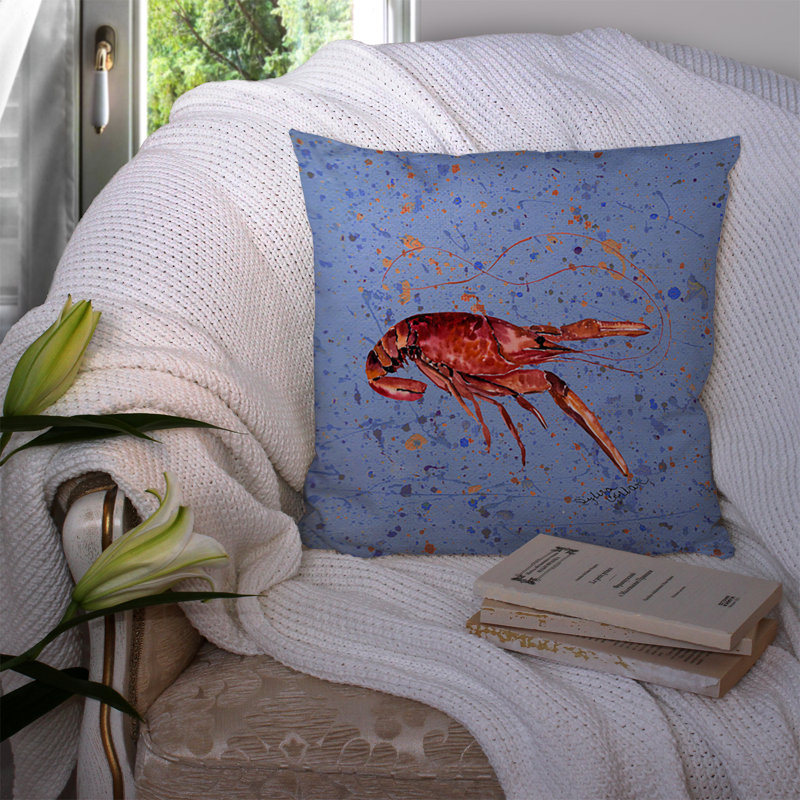 Coussin décoratif intérieur/extérieur crawfish