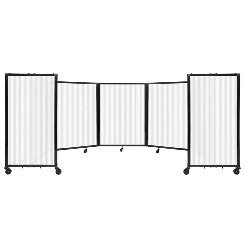 Cloison murale en polycarbonate 360, H 48 po x l 168 po, Rouge