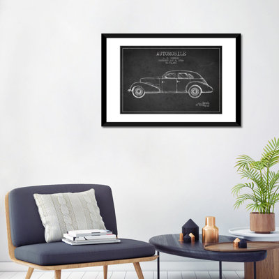 G.M. Buehrig Cord Automobile (Charcoal) III by Aged Pixel - Gallery-Wrapped Canvas Giclée