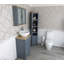 Slimline Compact 515mm Free-standing Cloakroom Vanity Unit-127380326-127380321