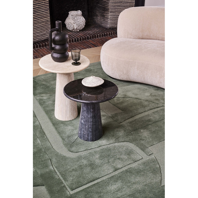 Collage Handmade Dhurrie Wool Abstract Area Rug, Rectangle 5'7" x 7'10"