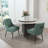 Dinnington Velvet Upholstered Side Chair With Legs-1327015324
