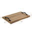 Plateau de service en bois récupéré pour table basse