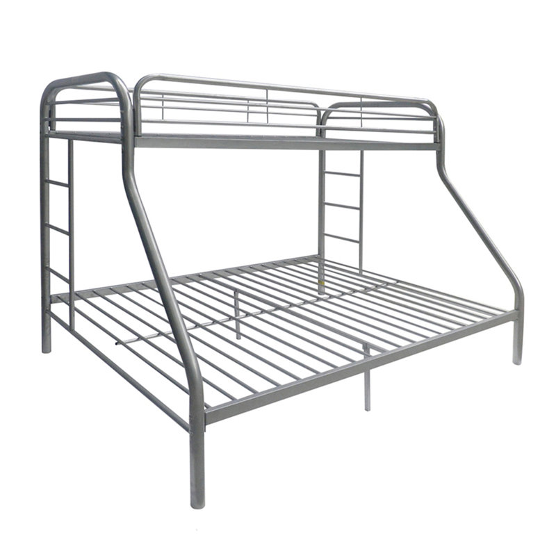 Lit superposé standard en fer Henline par Isabelle & Max ™, Simple TG sur grand, Argent