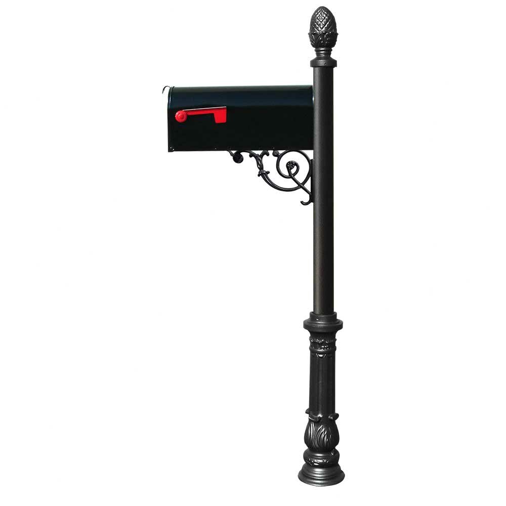 Qualarc Aluminum Locking Post Mounted Mailbox | Wayfair