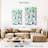 Avery White Orchids On Blue-108502928