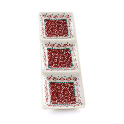 Gibson Ceramic Divided Serving Dish