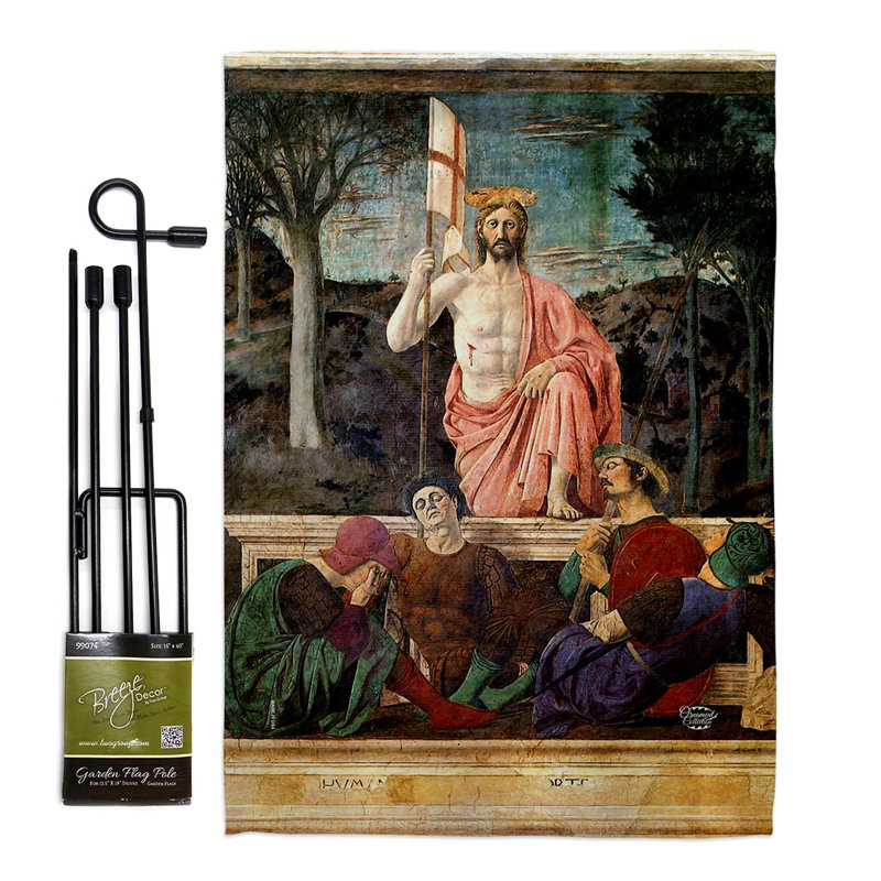 Ensemble de drapeaux en polyester 18,5 po x 13 po The Resurgion