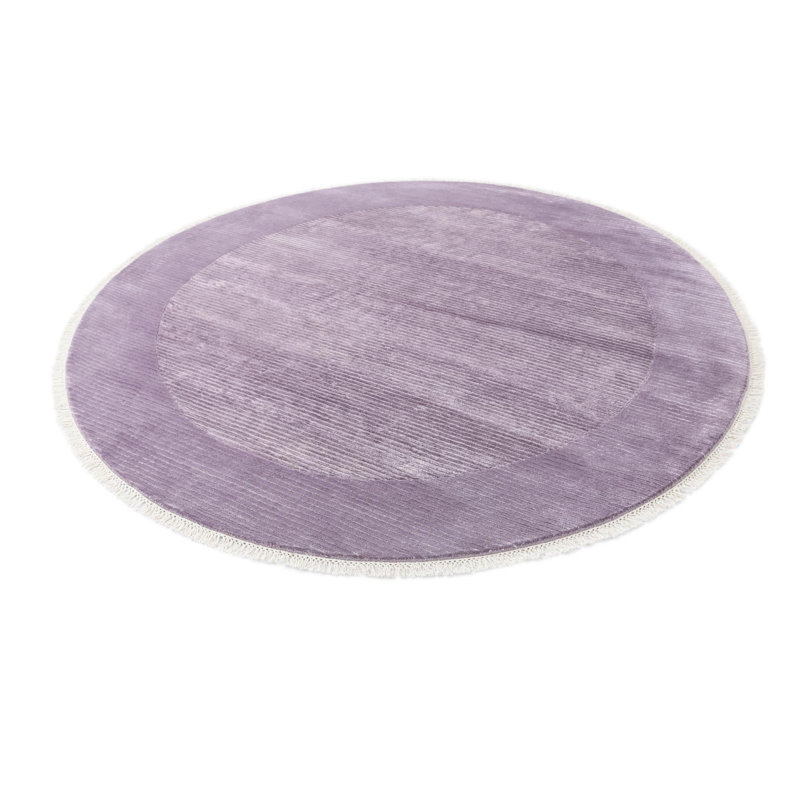 Round Munoz Violet Rug