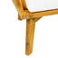 Fauteuil club d'extérieur en bois d'acacia (sans la table)