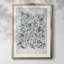 «Vintage Abstract Print CV CV», reproduction encadrée-1298882344
