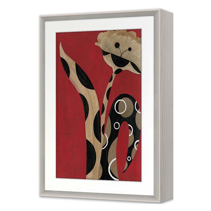 «Summer 2022 Exotic Bloom», impression encadrée sur papier par Jody Morlock, Cadre photo en chêne blanc délavé