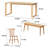 Long table work table Solid wood large board table-99028952