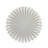 D13.5x3.5" Wavy Sand and Resin Bowl with Textured White Finish