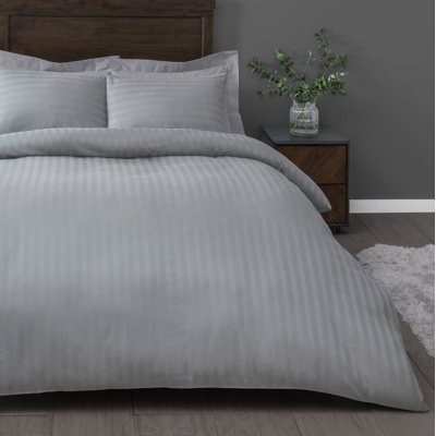 Caress Striped Duvet Cover Set with Pillowcases