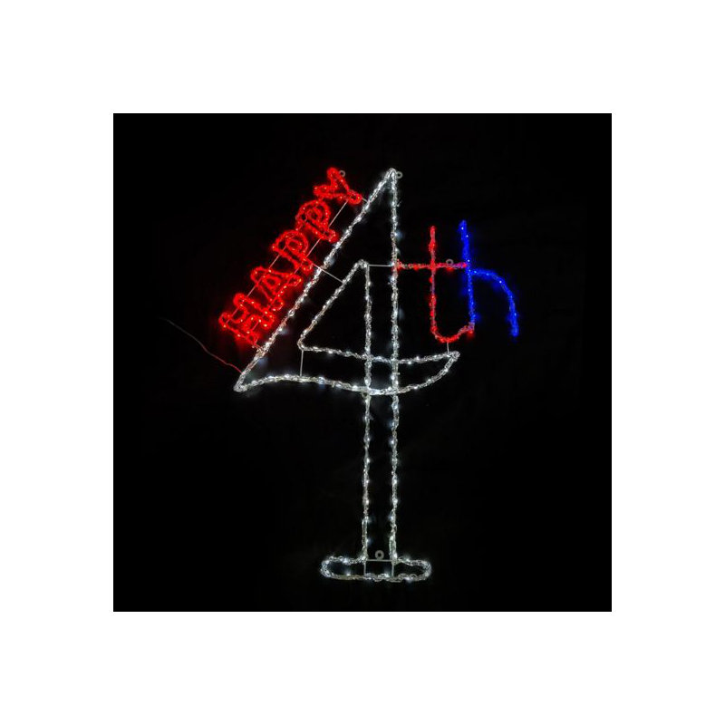 Happy 4th Sign