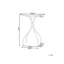 Alundra Round Metal Outdoor Bistro Table , 60cm cm W 60cm cm D