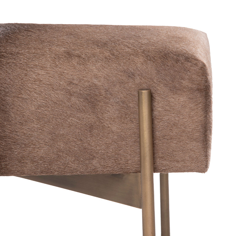 Bella Cowhide Bench