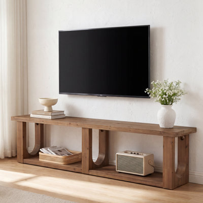 70" Solid Wood TV Stand