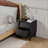 2-Pack Mid-Century MDF Nightstands with Vintage Bevel Design