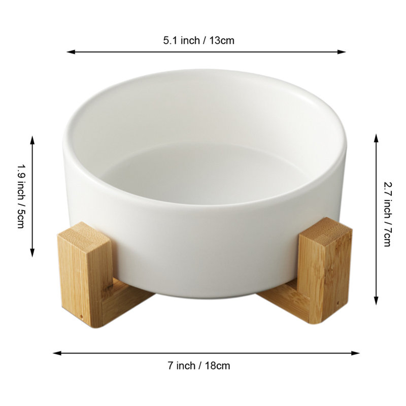 Pet Bowl, White