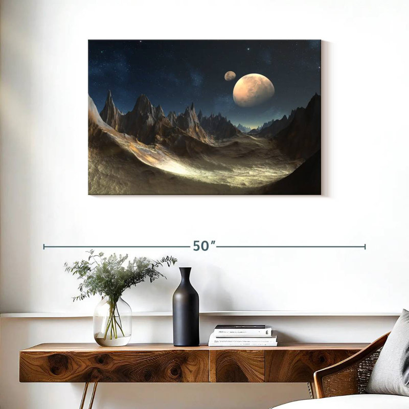 Planète Kelan Alien, H 24 po x l 36 po