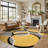 Doucet Geometric Yellow/Gray/Black Area Rug-1146494342