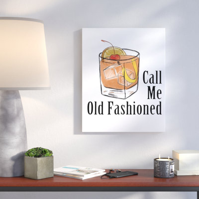 « call me old mode », impression sur toile