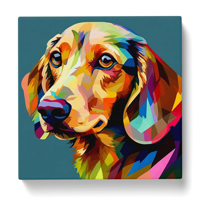 Dachsund Abstract - No Frame Print
