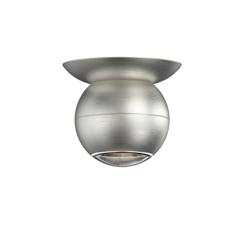 Hemisphere 1 - Light LED Flush Mount, Natural Anodized