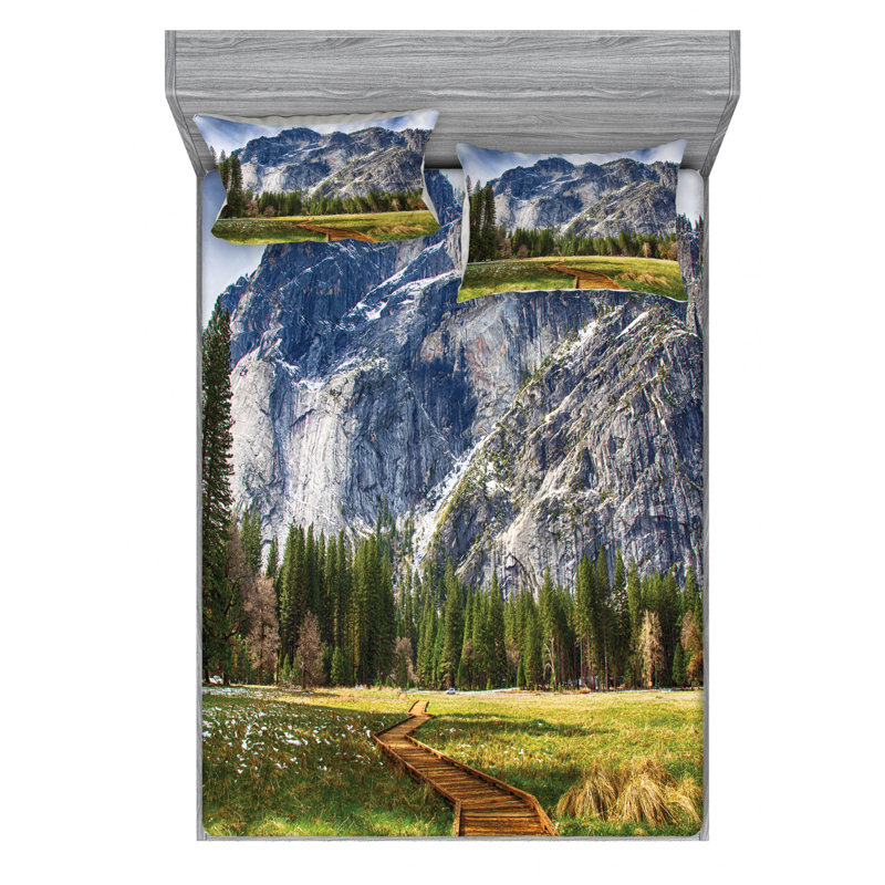 Microfiber Fitted Sheet, Full Sheet Set with Fitted Sheet