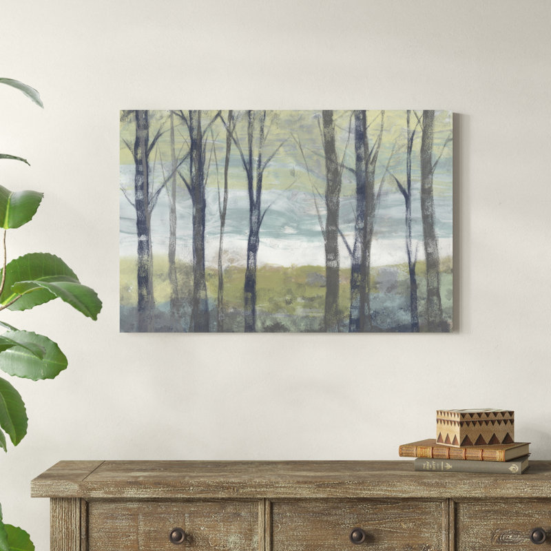 Pastel Birches II, H 24 po x l 36 po x P 1 po