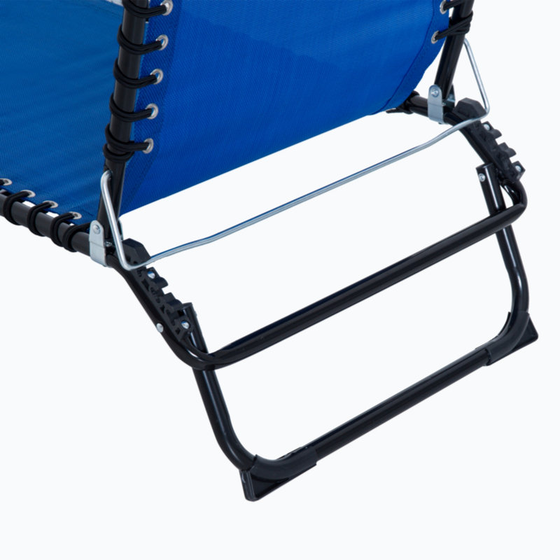 Saraha Steel Outdoor Lounge Chair, Blue
