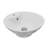 Karran Valera 19 In. Vitreous China Round Vessel Bathroom Sink With Overflow Drain