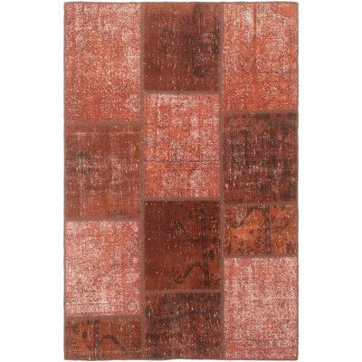 Wrightsville One-of-a-Kind 4' X 6'1" 1980s Wool Area Rug in Brown